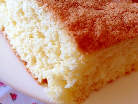 手作りを楽しむ・素朴なスポンジケーキ☆